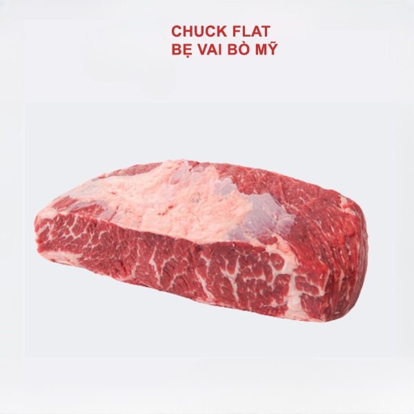 CHUCK FLAT - Bẹ vai bò Mỹ