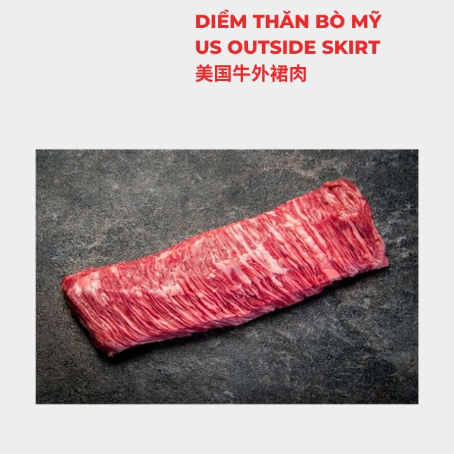 OUTSIDE SKIRT - DIỀM THĂN BÒ MỸ