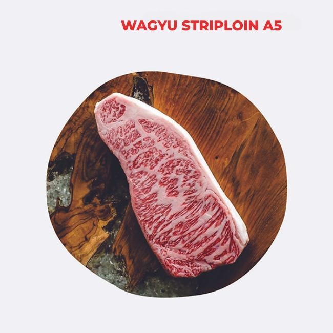 WAGYU STRIPLOIN A5 - Đuôi thăn ngoại Wagyu